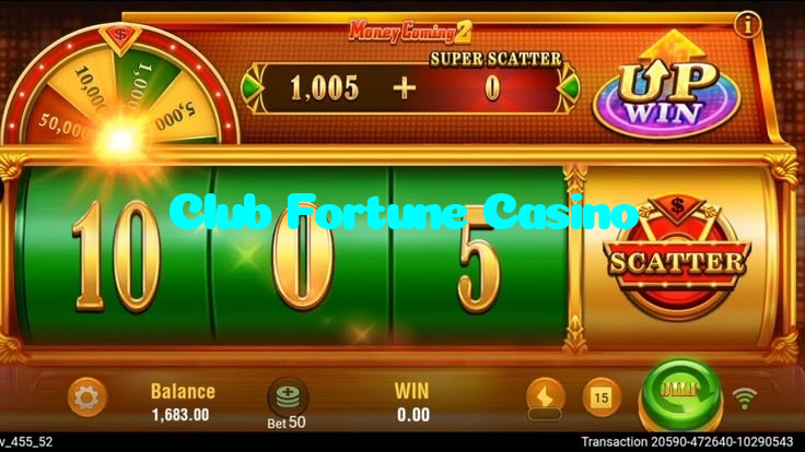 Club Fortune Casino casino presented on mobile device in Pakistan with slots and live games